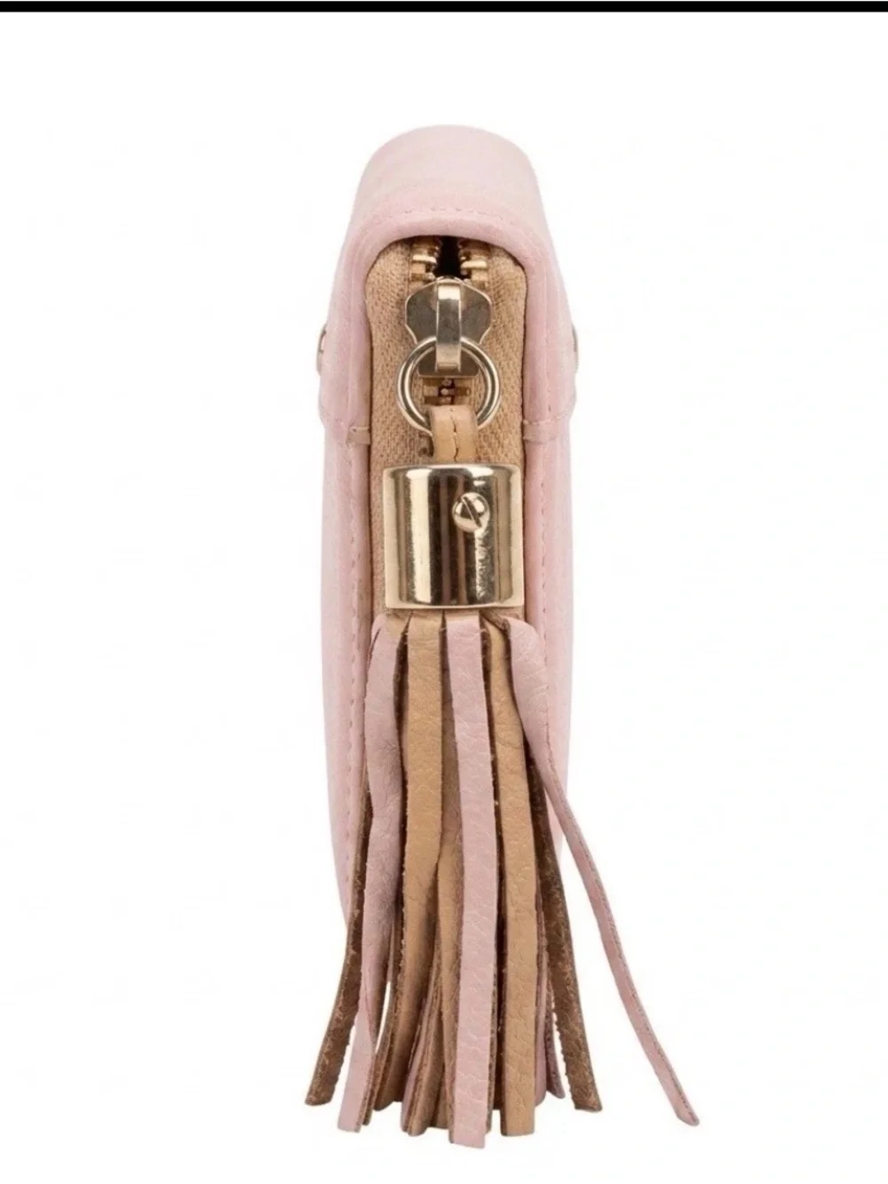 LOW START 🩷 See by Chloe Large Zippy Tassel Wallet Repainted PINK & BEIGE